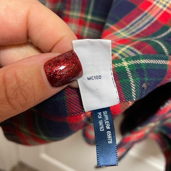 ❤️‍🔥 Ralph Lauren HANDSOME XXLB Classic Fit Red Green Black Plaid Flannel Shirt - Picture 8 of 8